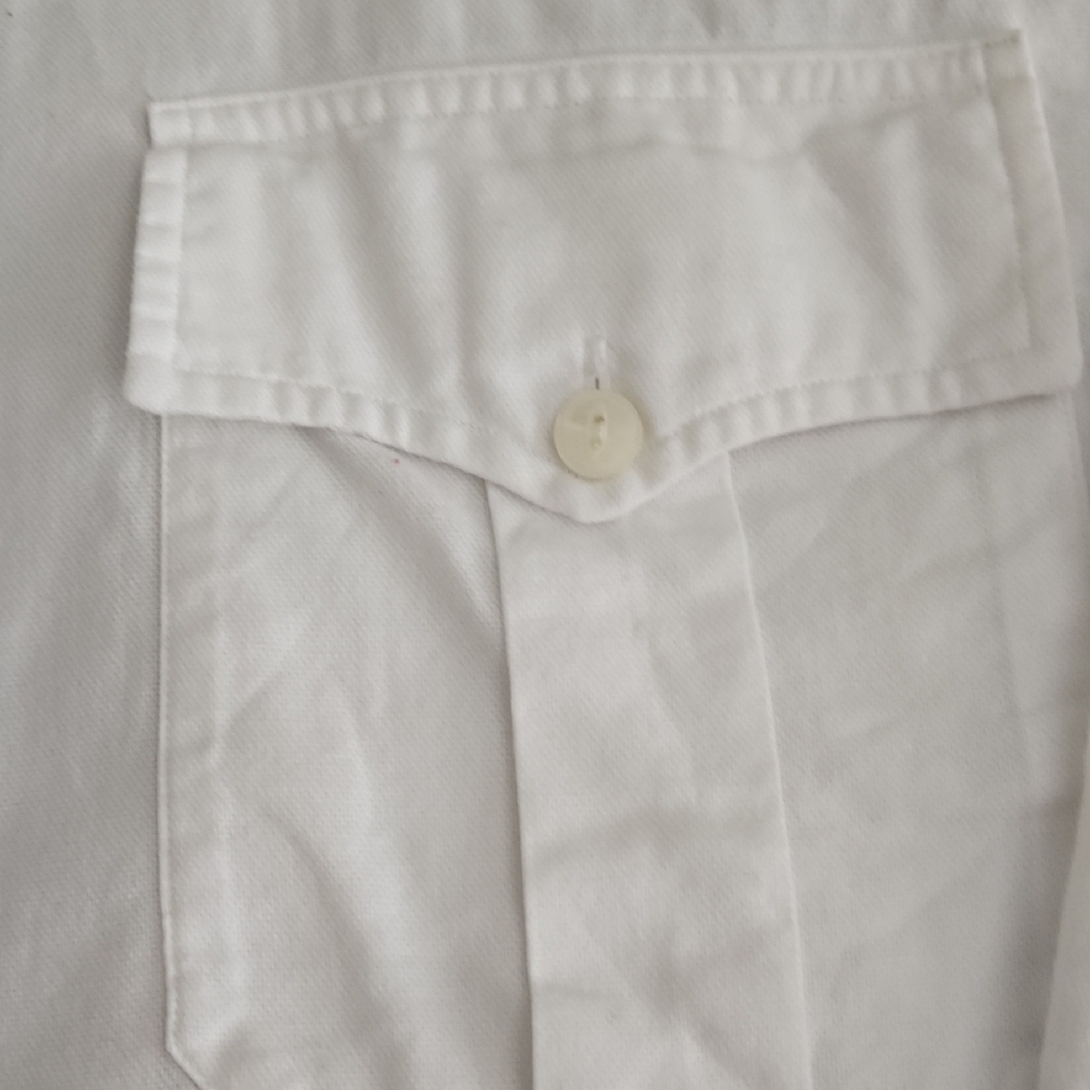Ralph Lauren White Casual Button Down Shirt - Picture 2 of 6